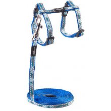 Rogz Cat harness with leash NightCat Blue...