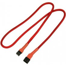 Nanoxia Kabel 3-Pin Verlängerung, 60 cm, rot