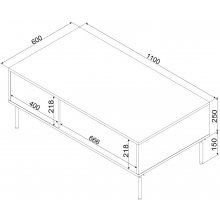 Cama MEBLE TRESSE bench/table 110x60x40...