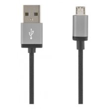 DELTACO USB Sync/Charging Cable, braided...