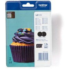 Brother LC123BKBP2 ink cartridge 2 pc(s)...