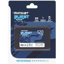 Kõvaketas Patriot Burst Elite 120 GB, SSD...