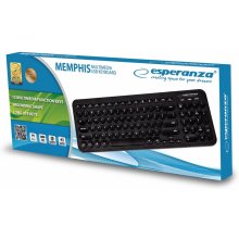 Klaviatuur Multimedia Wired USB Keyboard MEM