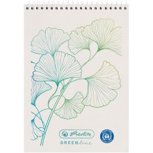 Herlitz Spiral notepad GREENline Ginkgo...