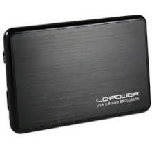 LC-POWER 6cm SATA USB3 Alu black