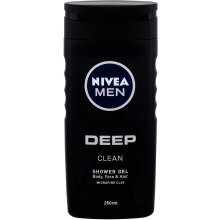 Nivea Men Deep Clean 250ml - Body, Face &...