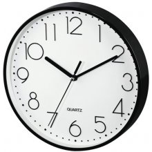 Hama PG-220 Quartz clock Circle Black, White