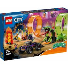 LEGO CITY 60339 DOUBLE LOOP STUNT ARENA