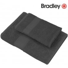 Bradley Terry towel, 70 x 140 cm, dark grey