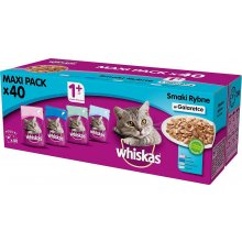 Whiskas Selection Fish flavors in jelly -...