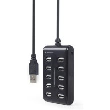 Gembird UHB-U2P10P-01 interface hub USB 2.0...