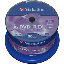 Диски Verbatim 1x50 DVD+R Double Layer 8x...