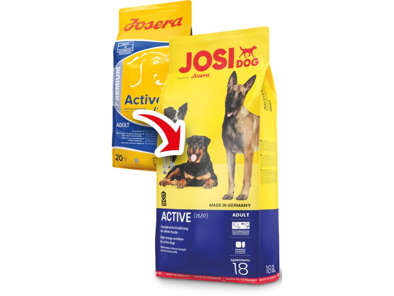 Актив 18. Josera Active 18kg. Корм для собак Josera Active.