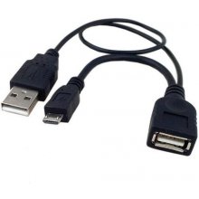 Techly USB 2.0 Cable OTG A F Micro USB M...