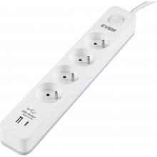 Ever Surge protection strip PROTECT 4PL 1A1C...