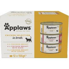 APPLAWS - Cat - Chicken Selection - 12x156g