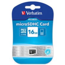Verbatim MICRO SDHC CARD 16GB CLASS10 READ...