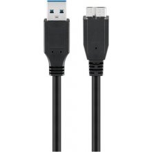Goobay USB 3.0 SuperSpeed Cable, Black, 3 m
