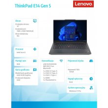 Notebook LENOVO Laptop ThinkPad E14 G5...