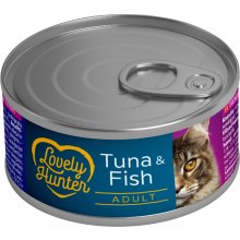 Lovely Hunter tuna and fish 85 g, canned cat...
