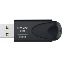 Флешка PNY Pendrive 512GB USB3.1 ATTACHE 4...