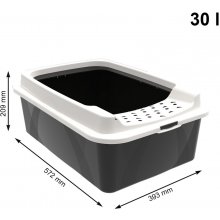 Rotho Bonnie Eco Black - cat litter box