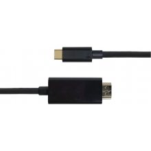 Deltaco USB-C - HDMI cable 4K UHD, gold...