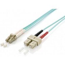 Equip LC/SC Fiber Optic Patch Cable, OM3...