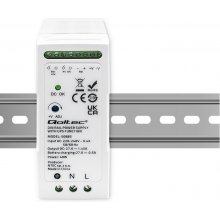 Qoltec DIN rail power supply with UPS...
