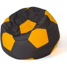 Go Gift Sako bag pouffe Ball black-yellow...