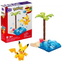 Mega Bloks Pokemon Pikachu beach bricks set