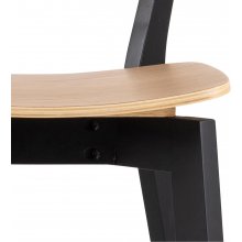 Home4you Baaritool ROXBY naturaalne/must...