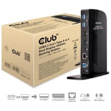 Club 3D CLUB3D USB3.2 Gen1 Type A or C Dual...