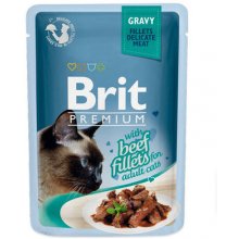 Brit Premium Delicate Beef Fillets in Gravy...