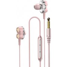 DUDAO X15 in-ear headphones Pink Wired...