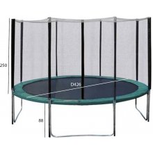Home4you Trampoline with enclosure and green...