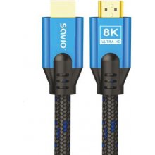 Savio HDMI (M) v2.1 cable 5m 8K copper...