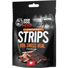 JOHN DOG Soft Bites Strips Veal 95% - cat...