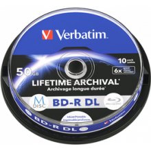 Диски VERBATIM M-Disc BD-R DL 6X 50GB Inkjet