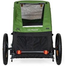 BURLEY Tail Wagon Dog Carrier Black, Green