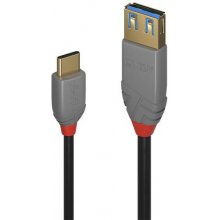 LINDY Adapterkabel USB 3.1 Typ C an A Anthra...