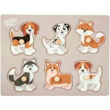 Smily Play Wooden puzzle Animals dogs