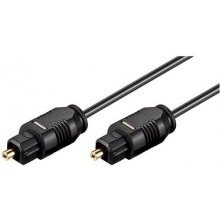 DELTACO TOTO-1 audio cable 1 m Toslink Black