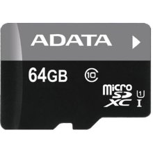 Mälukaart ADATA Micro SDXC 64GB MicroSDXC...