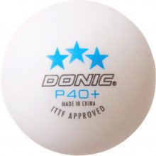 Donic Table tennis ball P40+ 3star ITTF 3pcs...
