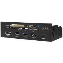 LOGILINK USB HUB 3.0 mit 6-fach Kartenleser...