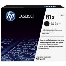 Tooner HP 81X Schwarz LaserJet Tonerpatrone