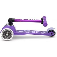 Micro folding scooter Mini DELUXE LED Purple