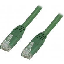 DELTACO Патч-кабель U/UTP Cat6 1,5м, зеленый