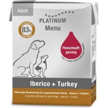PLATINUM Menu - Dog - Iberico & Turkey - 90g